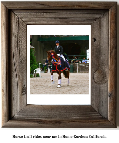 horse trail rides near me in Home Gardens, California